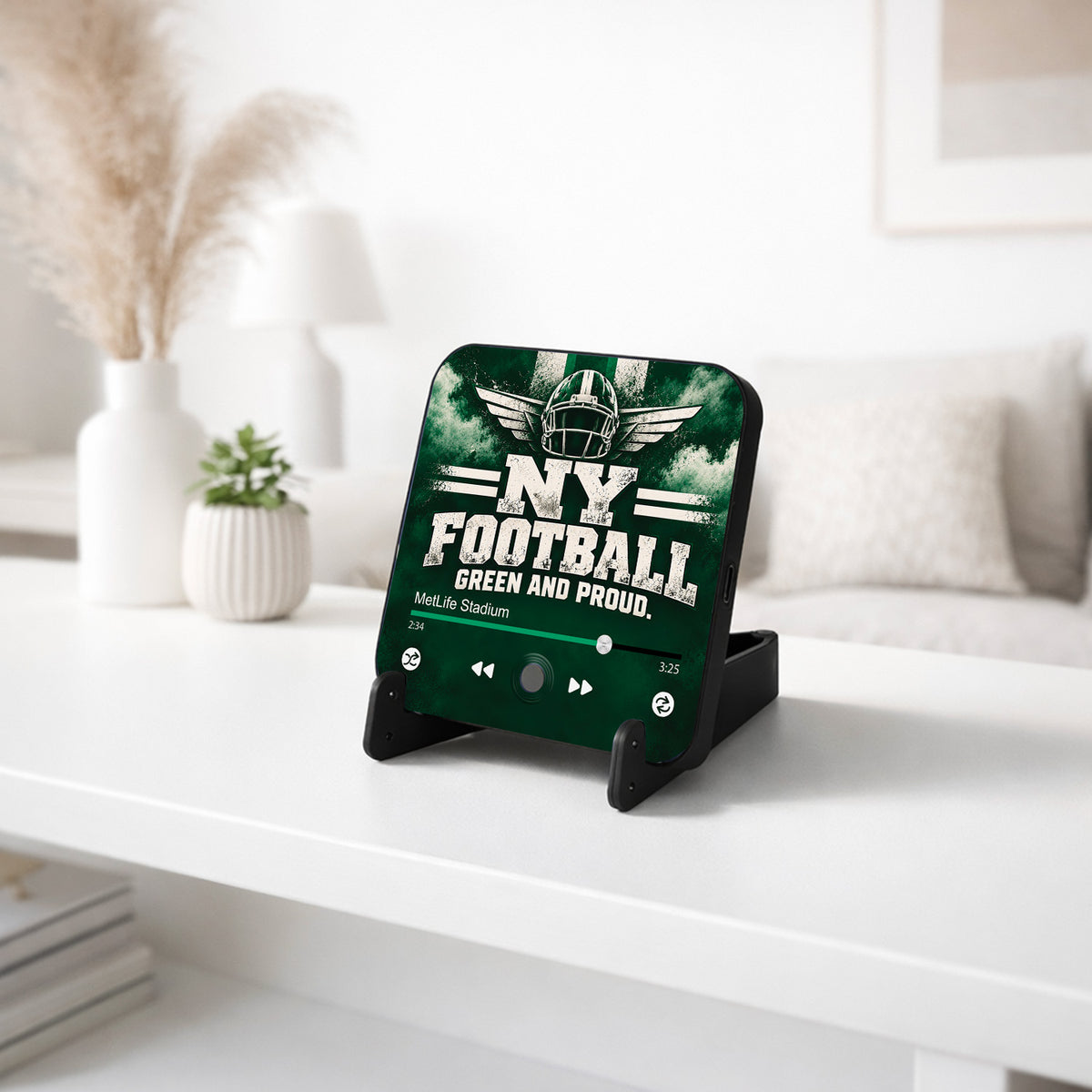 New York Jets Musical Magnet - NY Football: Green and Proud